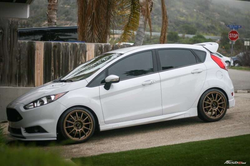 Fiesta ST on Bronze Team Dynamics Pro Race Wheels - Fiesta ...